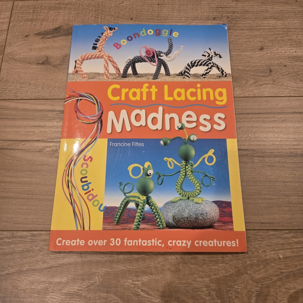 Vintage Craft Lacing Madness Book - Y2K Retro 00s Kid Core Lanyard